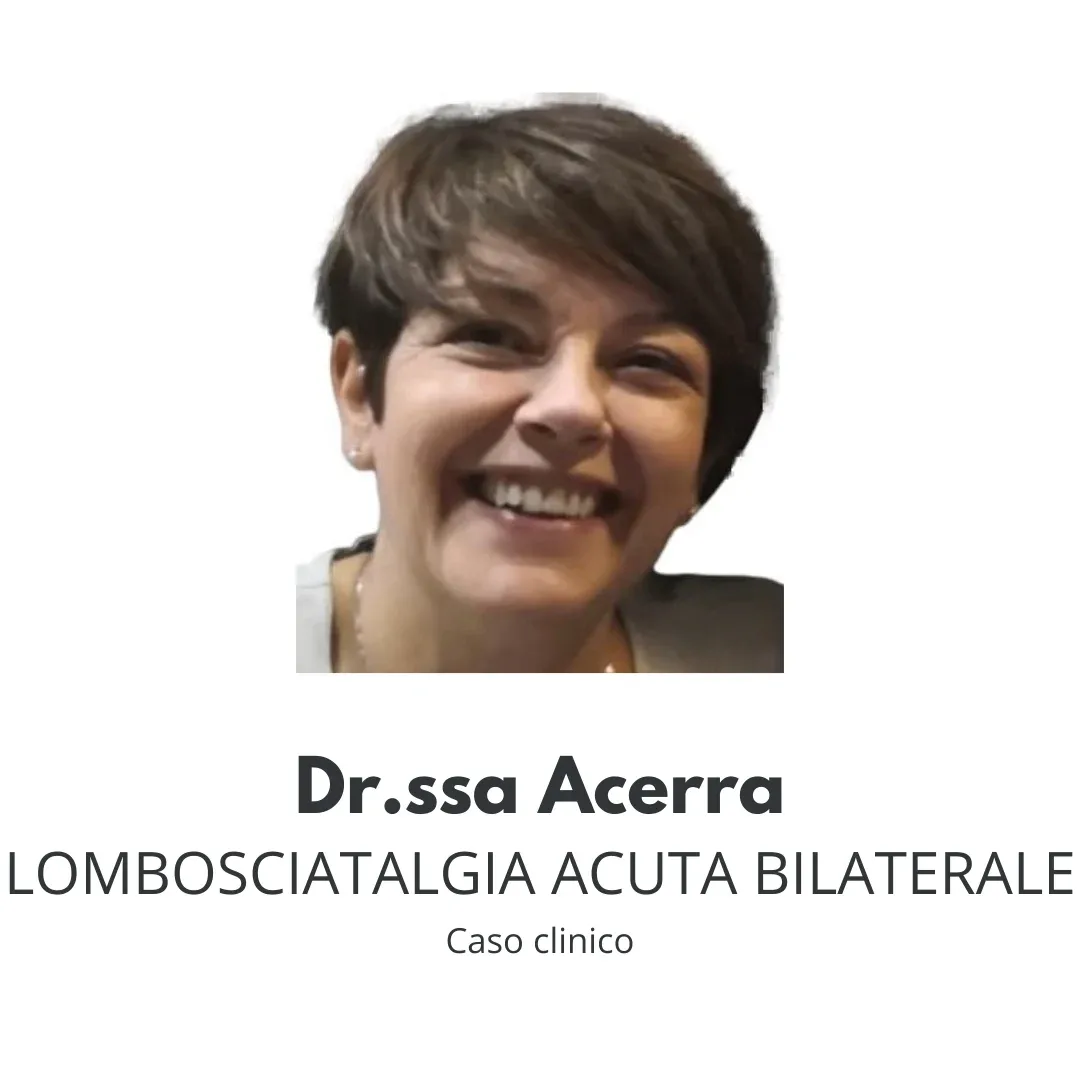 lombosciatalgia acuta bilaterale