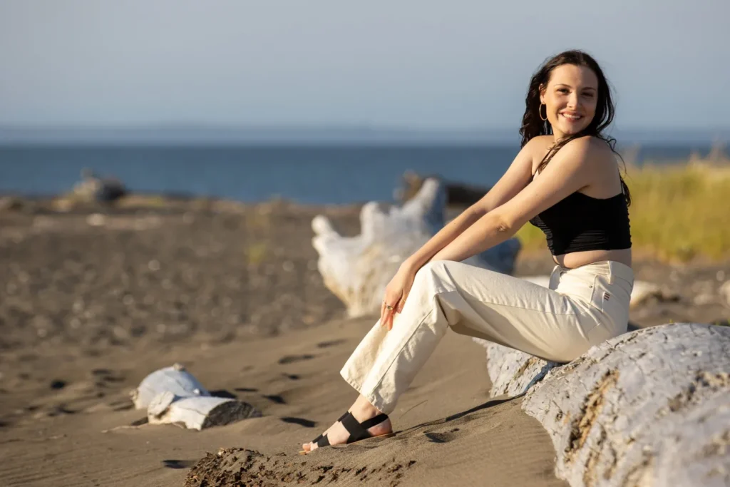 immagine donna al sole