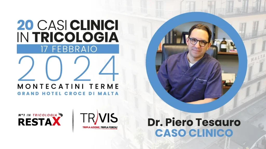 Caso clinico presentato al Congresso "20 Casi Clinici in Tricologia" ed. 2024
